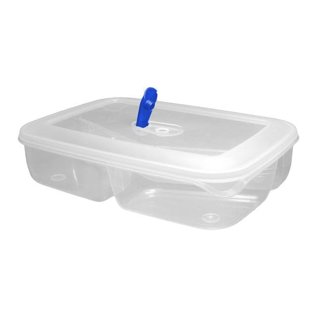 Sainsbury's Home 3 Compartment Plastic Microwave Container - gallery image 1