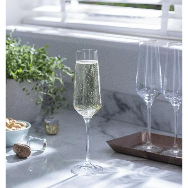Habitat Dalston Set of 4 Champagne Flutes - gallery image 5