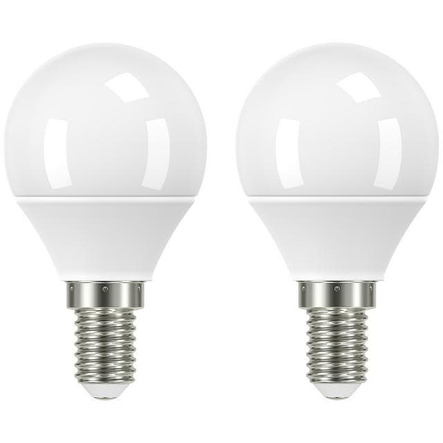 Sainsbury's Home Pack of 2 LED Mini Globe 40W SES Light Bulb - gallery image 1