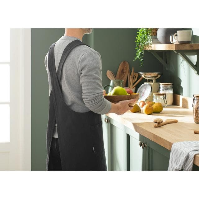 Habitat Charcoal Cross Back Apron - gallery image 5