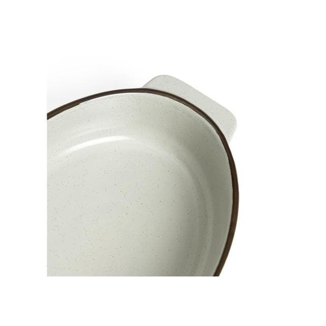 Habitat 29cm Speckle Medium Ceramic Oval Roaster- Grey - gallery image 3