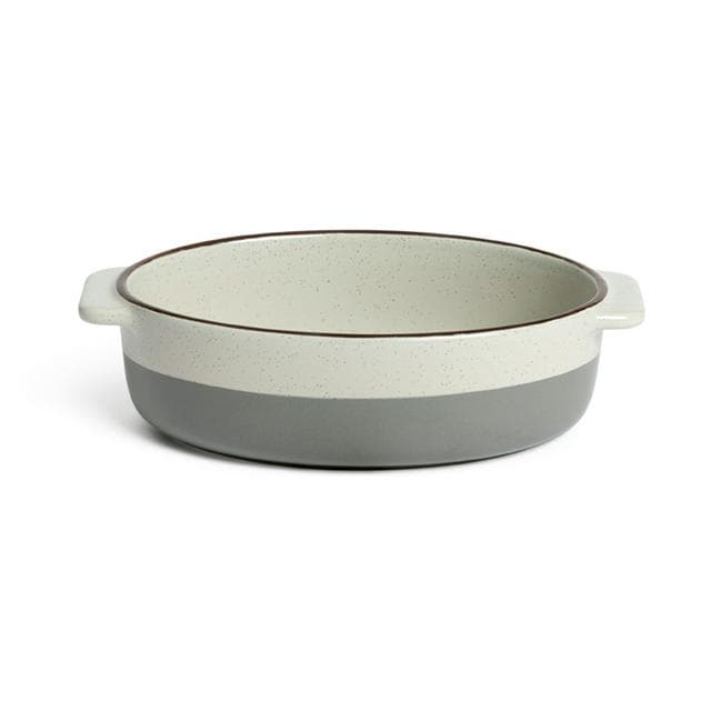 Habitat Speckle Small Ceramic Roaster - Grey - gallery image 4
