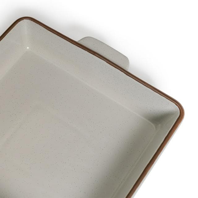 Habitat Speckle 27cm Square Ceramic Roaster - Grey - gallery image 3