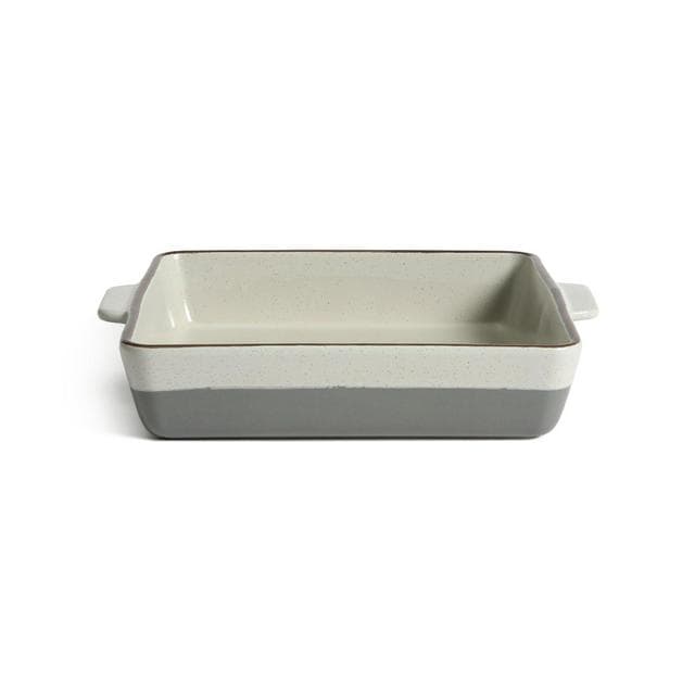 Habitat Speckle 27cm Square Ceramic Roaster - Grey - gallery image 4