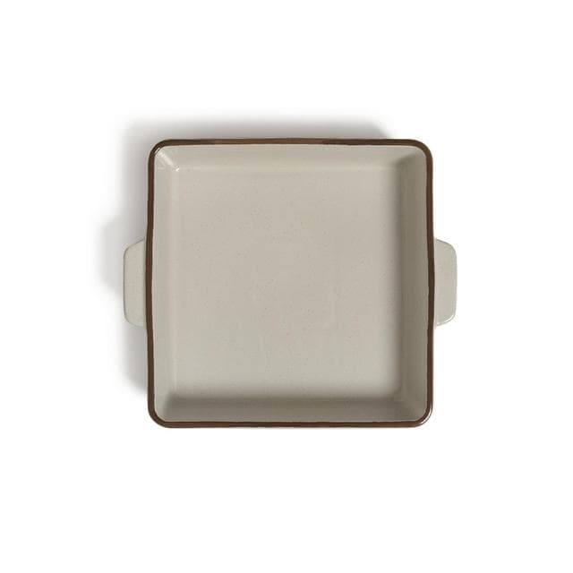 Habitat Speckle 27cm Square Ceramic Roaster - Grey - gallery image 5