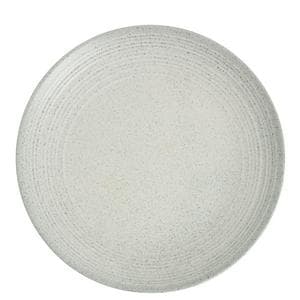 Habitat Textured Ripple Dinner Plate - Chalk