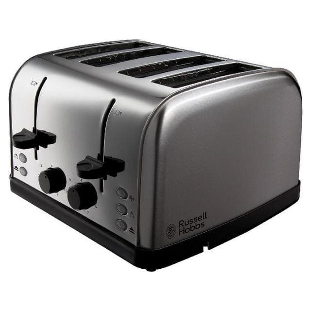 Russell Hobbs Worcester 4 Slice Brushed Toaster 18790 - gallery image 1