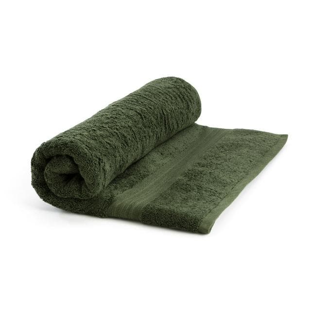 Habitat Egyptian Bath Towel - Forest Green - gallery image 1