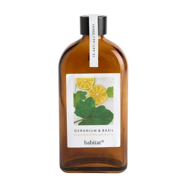 Habitat 300ml Diffuser Refill - Geranium & Basil - gallery image 1