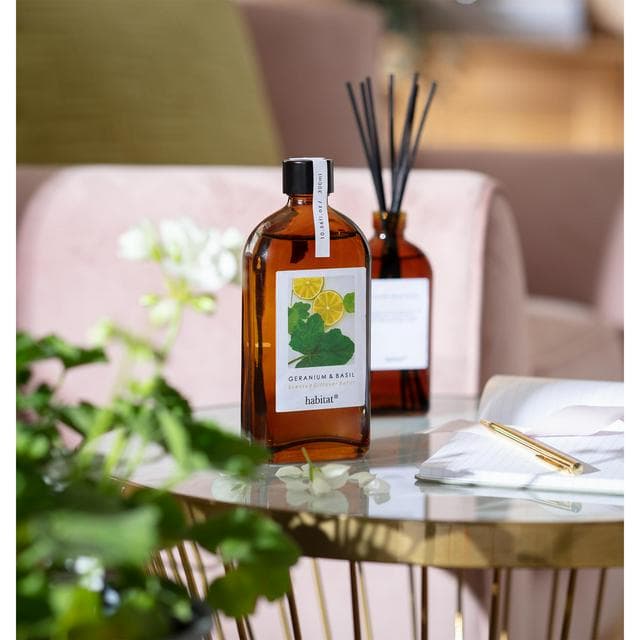 Habitat 300ml Diffuser Refill - Geranium & Basil - gallery image 2