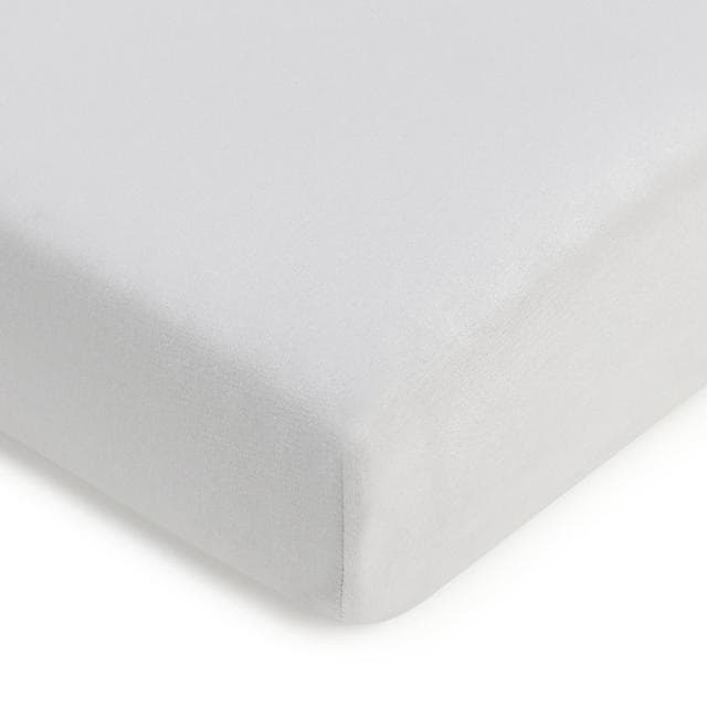 Habitat Kids Cotton 2 Pack Fitted Sheets - Plain White - gallery image 1