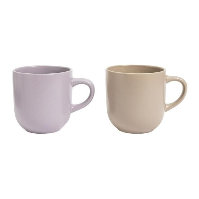 Habitat Matte Mushroom & Lilac Mug Assortment - gallery image 1