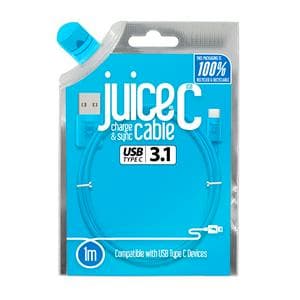 Juice 1m Type C Cable - Aqua