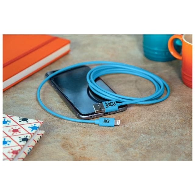 Juice Cable Lightning Type-C Round Aqua 2m - gallery image 5