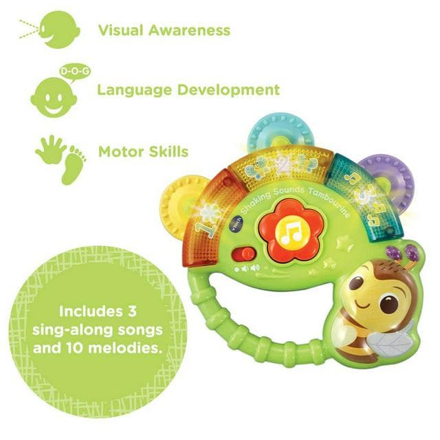 Vtech Shaking Sounds Tambourine - gallery image 4