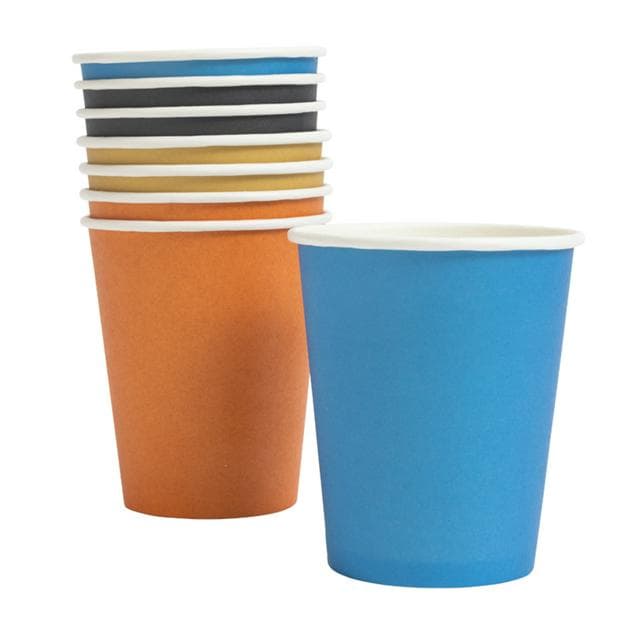 Habitat Kids Mixed Plain Colour Cups - gallery image 1