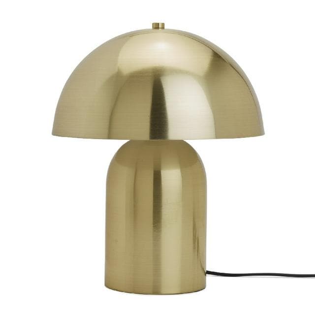 Sainsbury's Home Mushroom Brass Table Lamp - gallery image 1