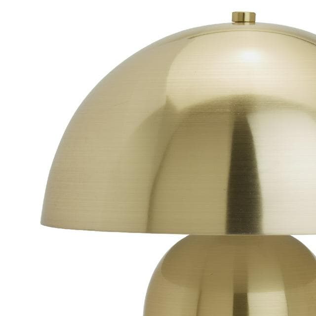 Sainsbury's Home Mushroom Brass Table Lamp - gallery image 2