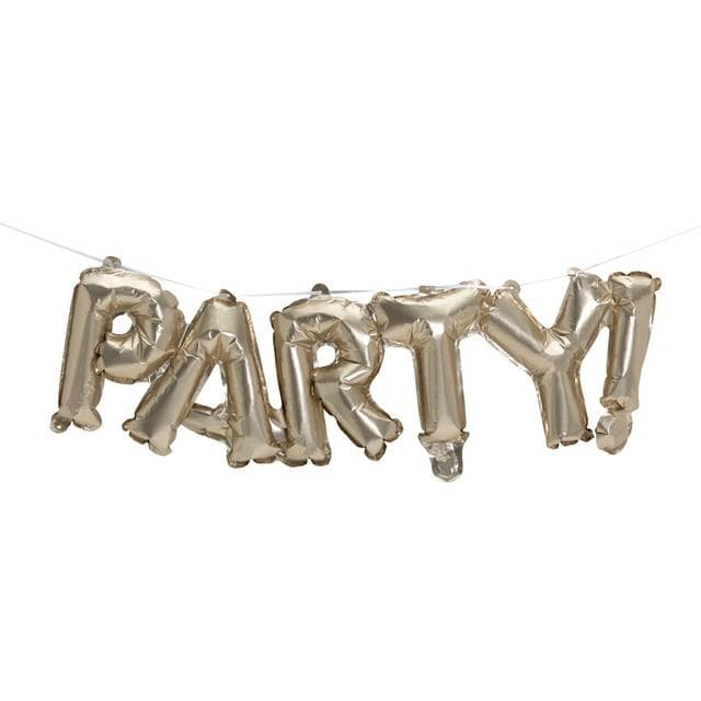 Sainsbury's Home Party! Foil Balloon Gold - gallery image 1