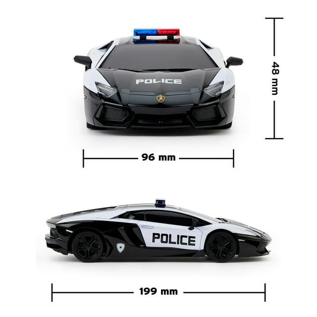 RC 1:24 Scale Lamborghini Aventador Police Car - gallery image 5