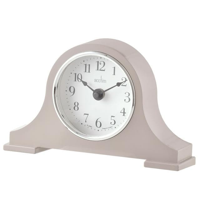 Acctim Harston Analogue Mantel Clock - Taupe - gallery image 2