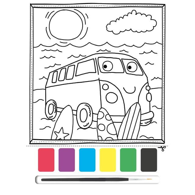 Igloo Books Things That Go Paint & Colour Book - gallery image 3