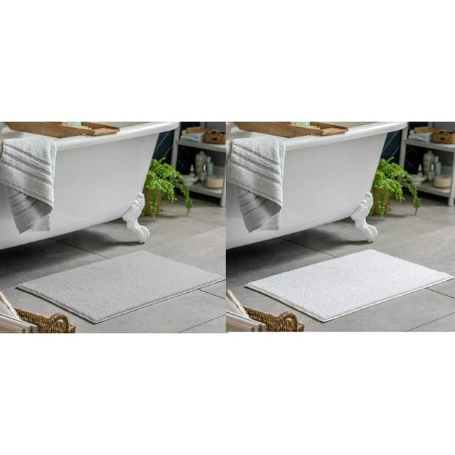 Sainsbury's Home Bobble Bath Mat White - gallery image 1