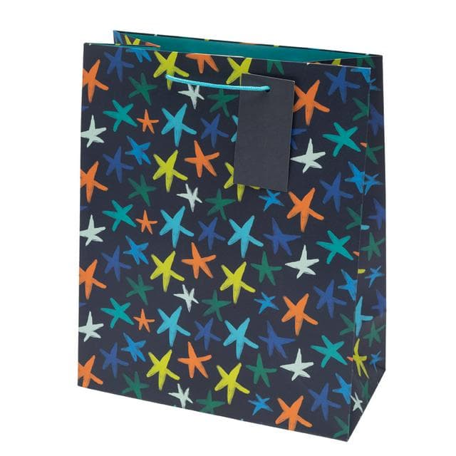 Sainsbury's Multi Stars Large Present Gift Bag Birthday Celebration - gallery image 1