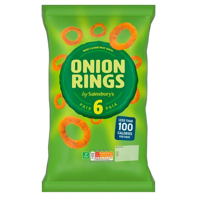 Sainsbury's Onion Rings 6x19g - gallery image 1