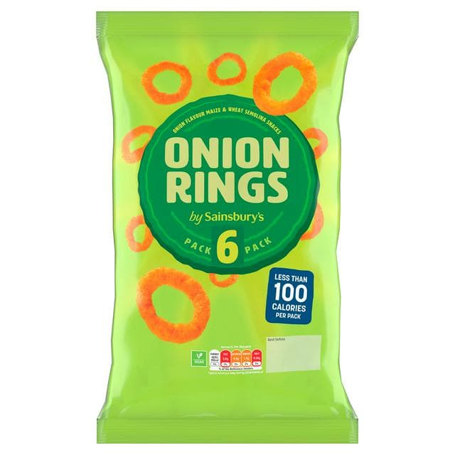Sainsbury's Onion Rings 6x19g - gallery image 1