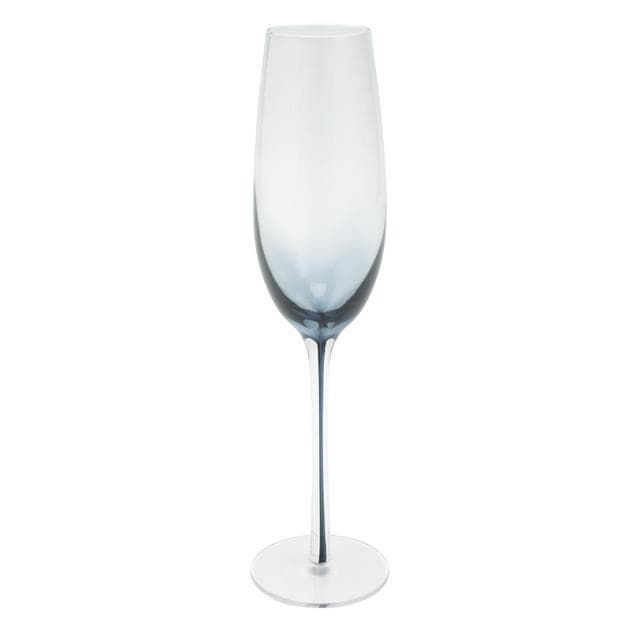 Habitat Navy Stem Champagne Flute Glass - gallery image 1