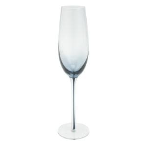 Habitat Navy Stem Champagne Flute Glass
