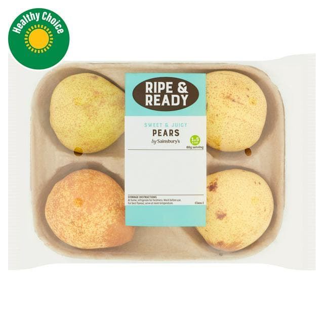 Sainsbury's Pears, Ripe & Ready x4 - gallery image 1