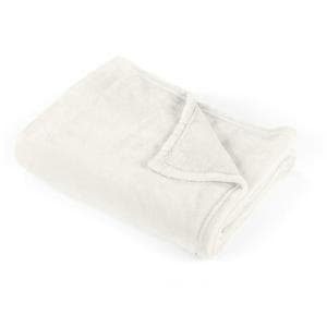 Sainsbury's Home Super Soft Fleece Throw - 125x150cm - Taupe - SKU: Fleece throw 125x150 berry