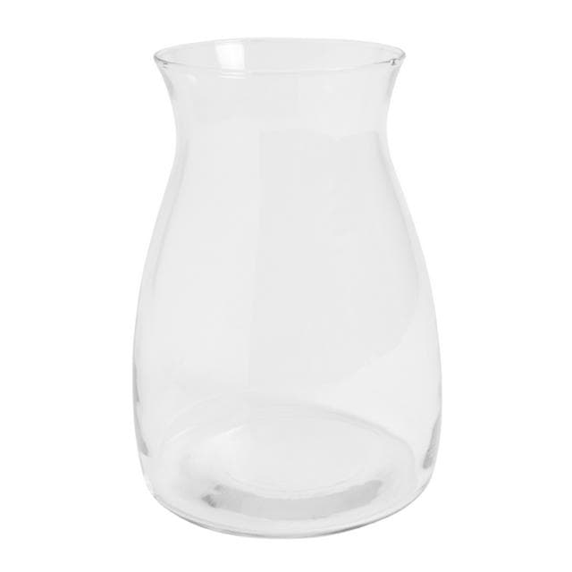 Habitat Flared Glass Vase - Clear - gallery image 1