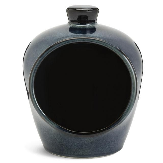 Habitat Stoneware Salt Container - Navy Blue - gallery image 1