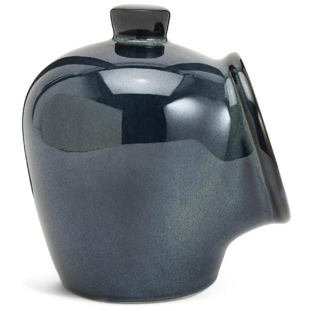 Habitat Stoneware Salt Container - Navy Blue - gallery image 3