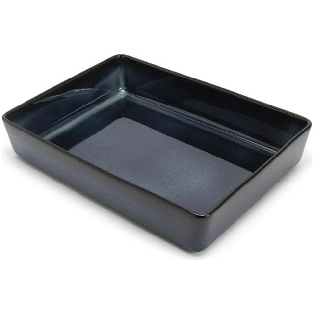 Habitat Reactive Stoneware Roaster - Navy Blue - gallery image 1