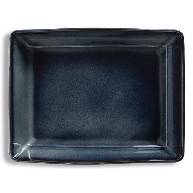 Habitat Reactive Stoneware Roaster - Navy Blue - gallery image 3