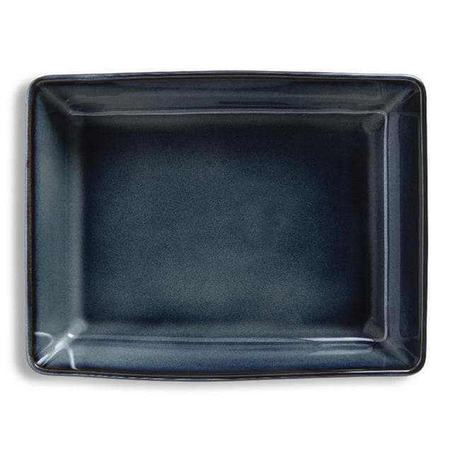 Habitat Reactive Stoneware Roaster - Navy Blue - gallery image 4