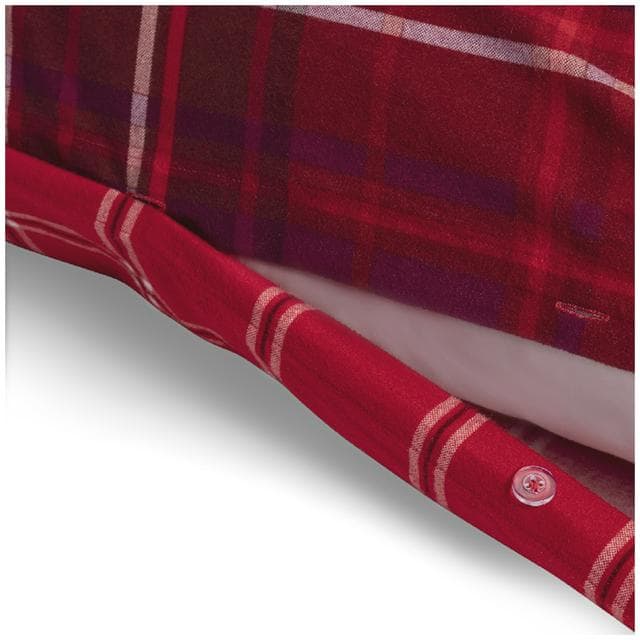 Habitat Xmas Robin Check Bedding Set Red - gallery image 3