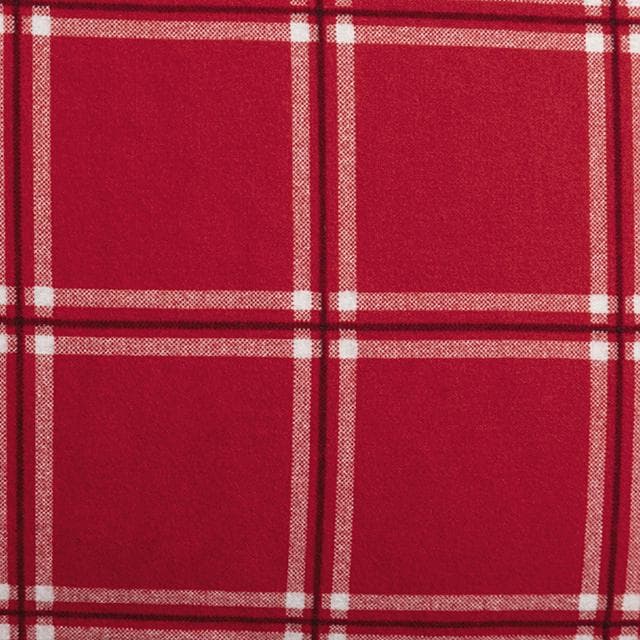 Habitat Xmas Robin Check Bedding Set Red - gallery image 5