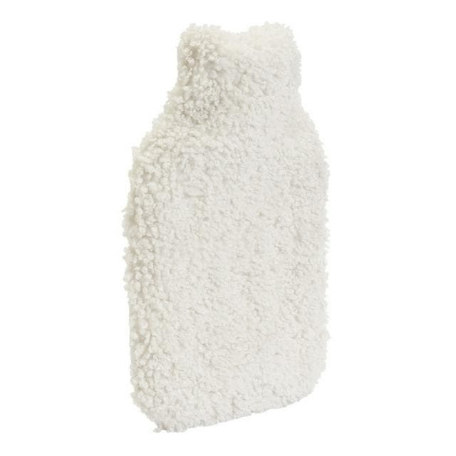 Sainsbury's Home Shearling Cream Hot Water Bottle - gallery image 2