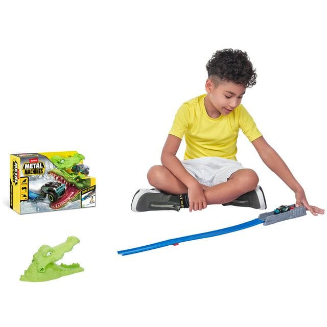 Zuru Metal Machines Crocodile Mini Racing Car Toy Track Set - gallery image 4