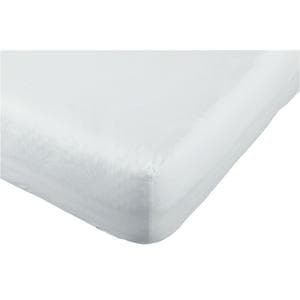 Habitat Pure Cotton 200TC Deep Fitted Sheet - White - Double