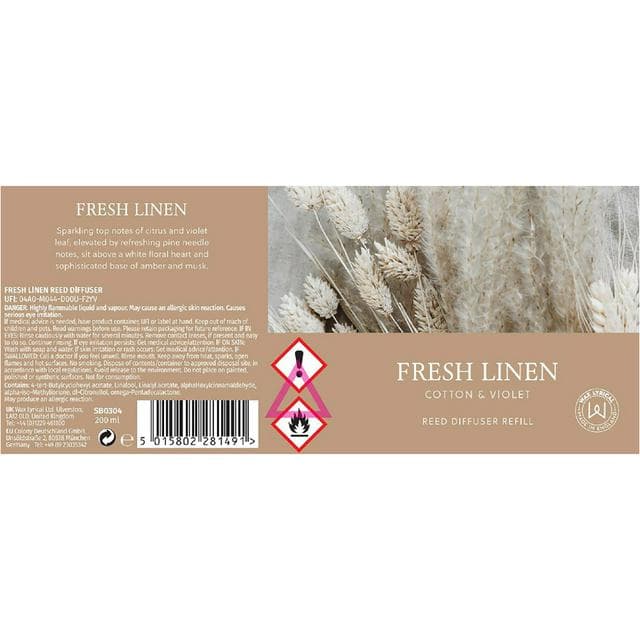 Wax Lyrical 200ml Diffuser Refill - Fresh Linen - gallery image 3