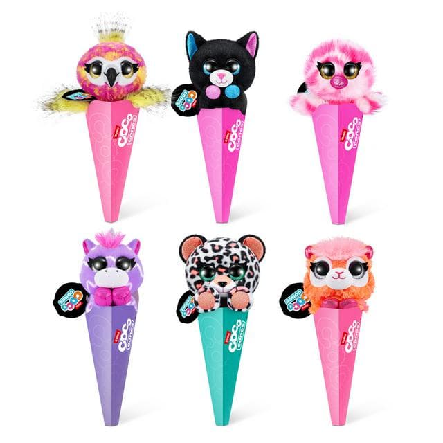 Zuru Coco Cones Mix Neon & Originals Plush In a Cone - gallery image 2