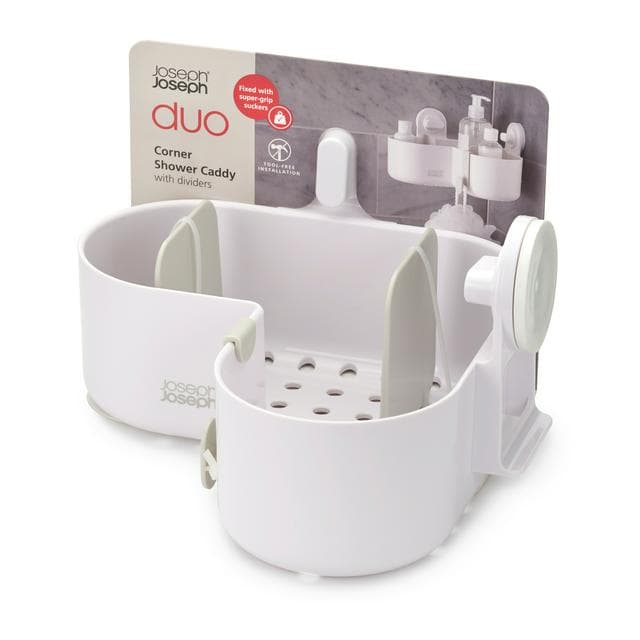 Joseph Joseph Duo Corner Shower Caddy - White - gallery image 1