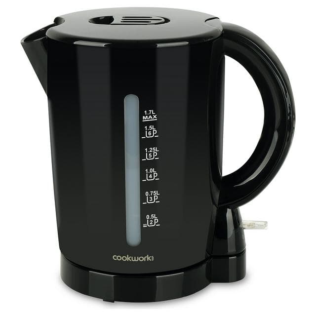 Cookworks WK8321 New Basic Kettle - Black - gallery image 1