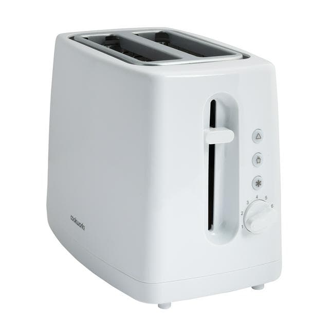 Cookworks New Basic 2 Slice Toaster - White - gallery image 5